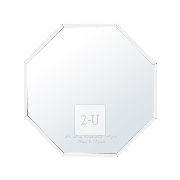 壁挂八角镜 L 白色