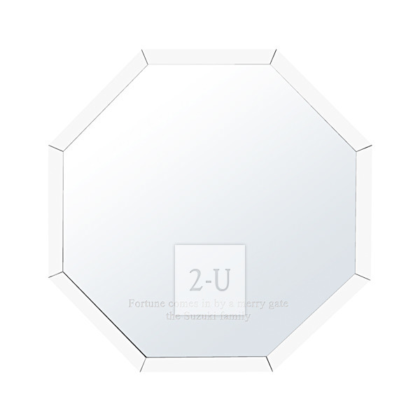 两用八角镜 S 白色