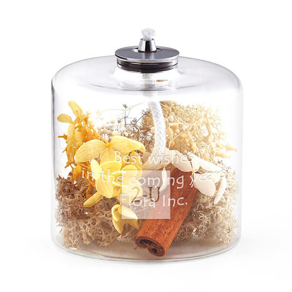 植物花卉油灯 浮游花系列 黄色