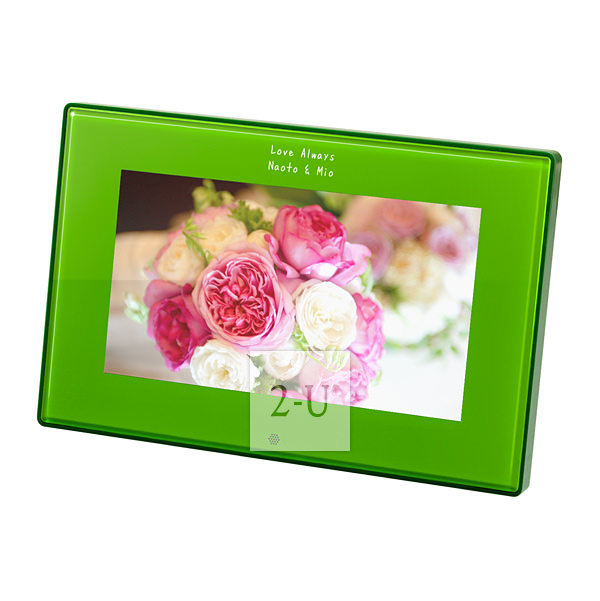 液晶电子相册可设定12个纪念日 绿色