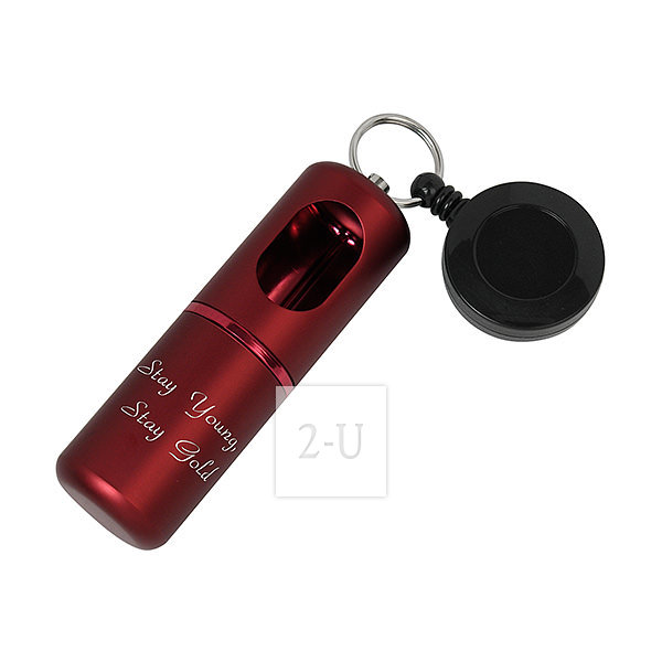 便携式烟灰缸烟灰筒 深红色