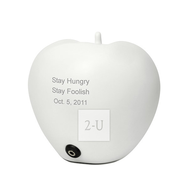 超酷创意苹果扬声器 白色
