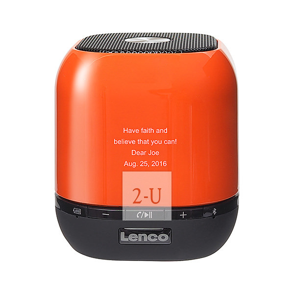 轻便迷你掌心蓝牙音箱 橙色