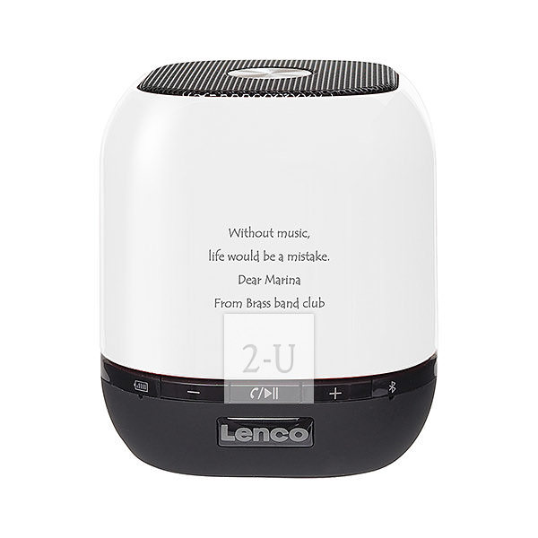 轻便迷你掌心蓝牙音箱 白色