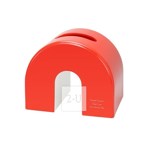桥形纸巾盒 红色