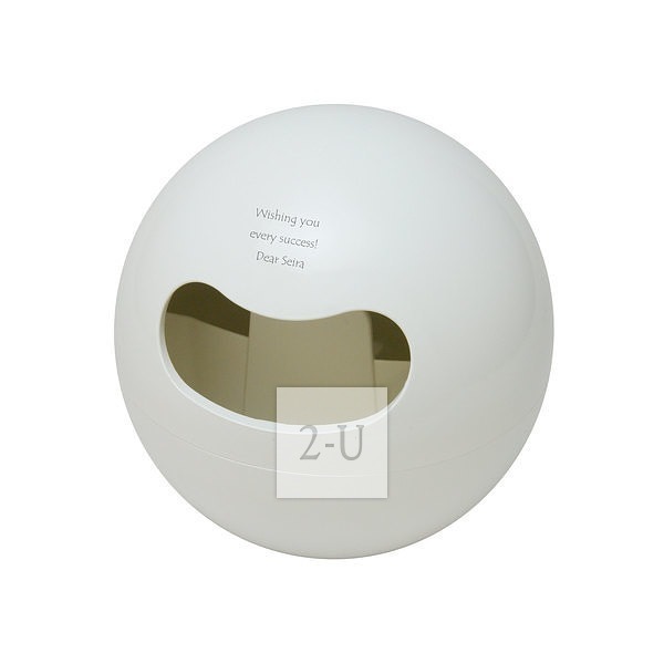 球形小纸巾罐 白色