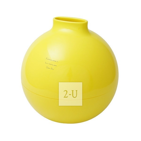 球形大纸巾罐 黄色