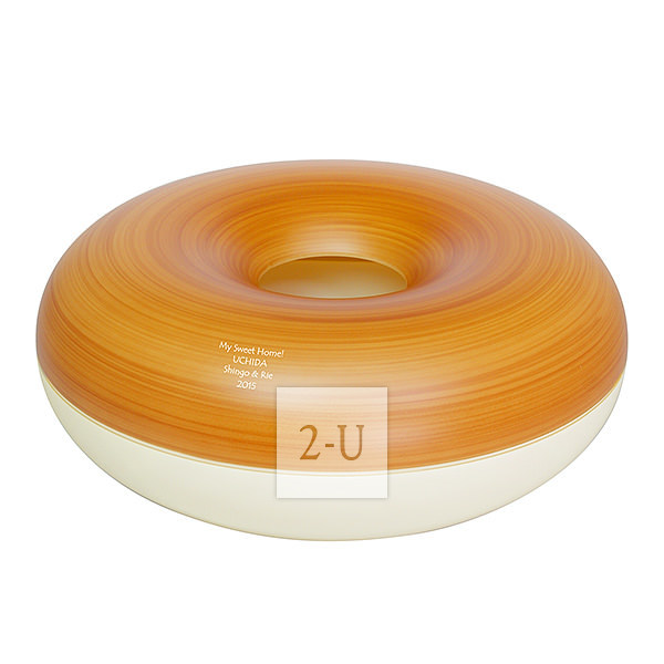 麦圈形纸巾盒 原木色