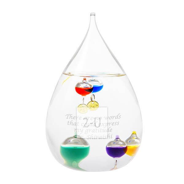 伽利略温度计 水滴形 L