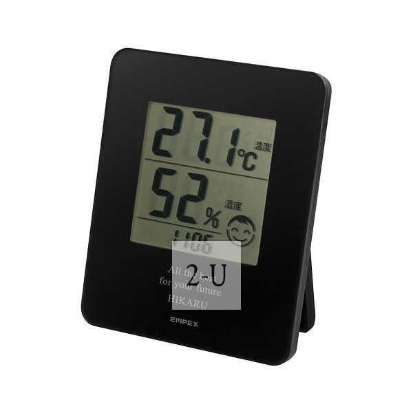 电子温度计湿度计 黑色